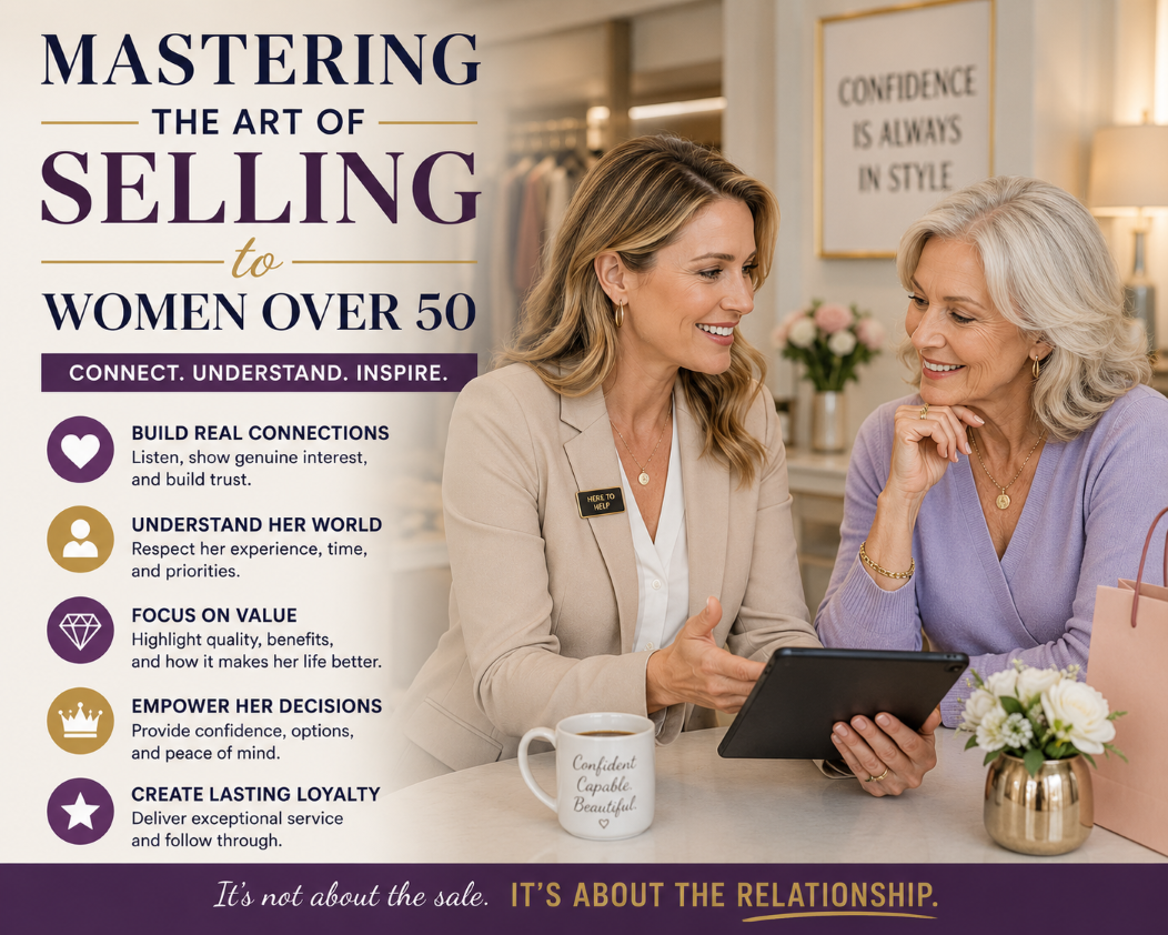 Mastering the Art of Selling to Women Over 50