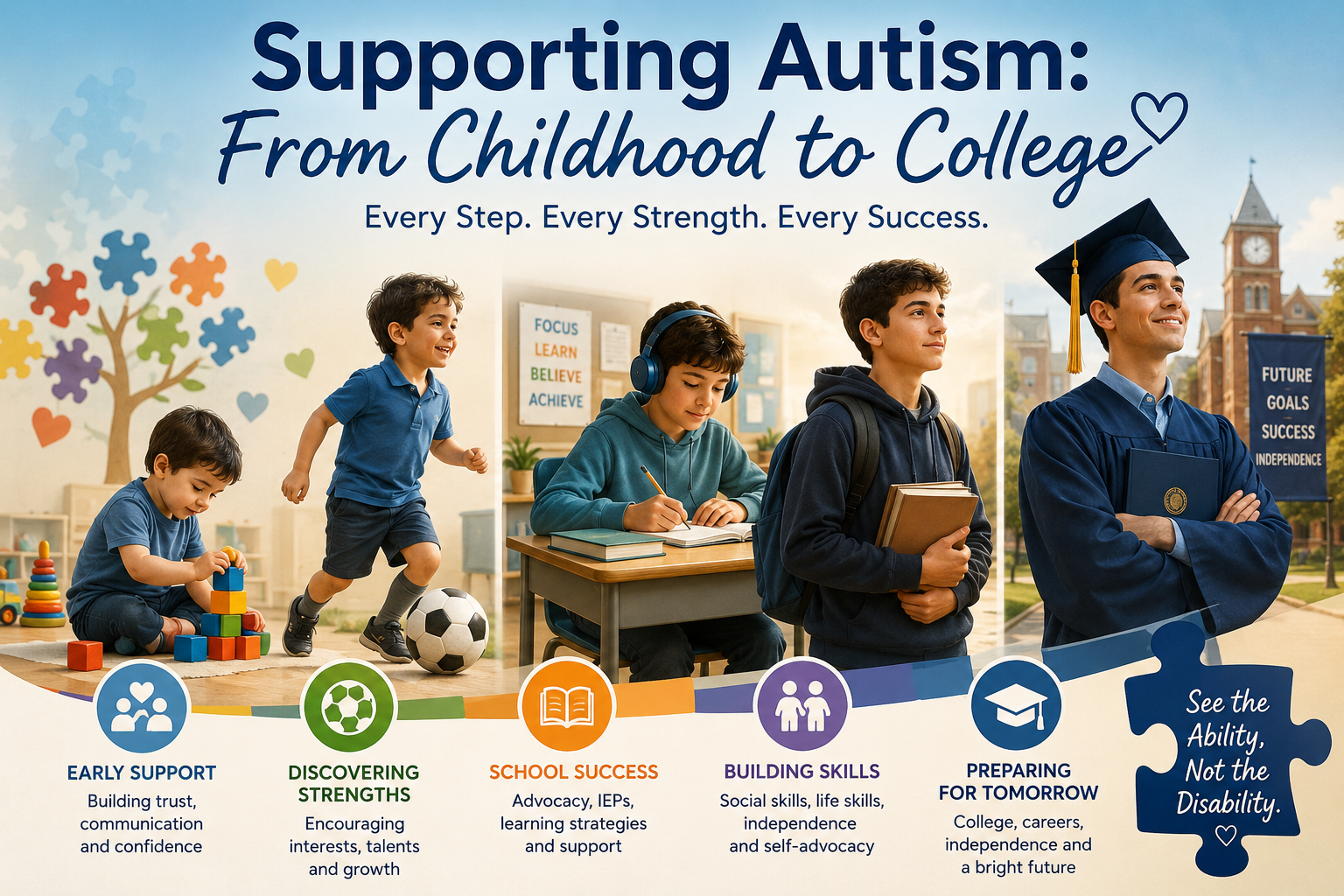 Supporting Autism: From Childhood to College