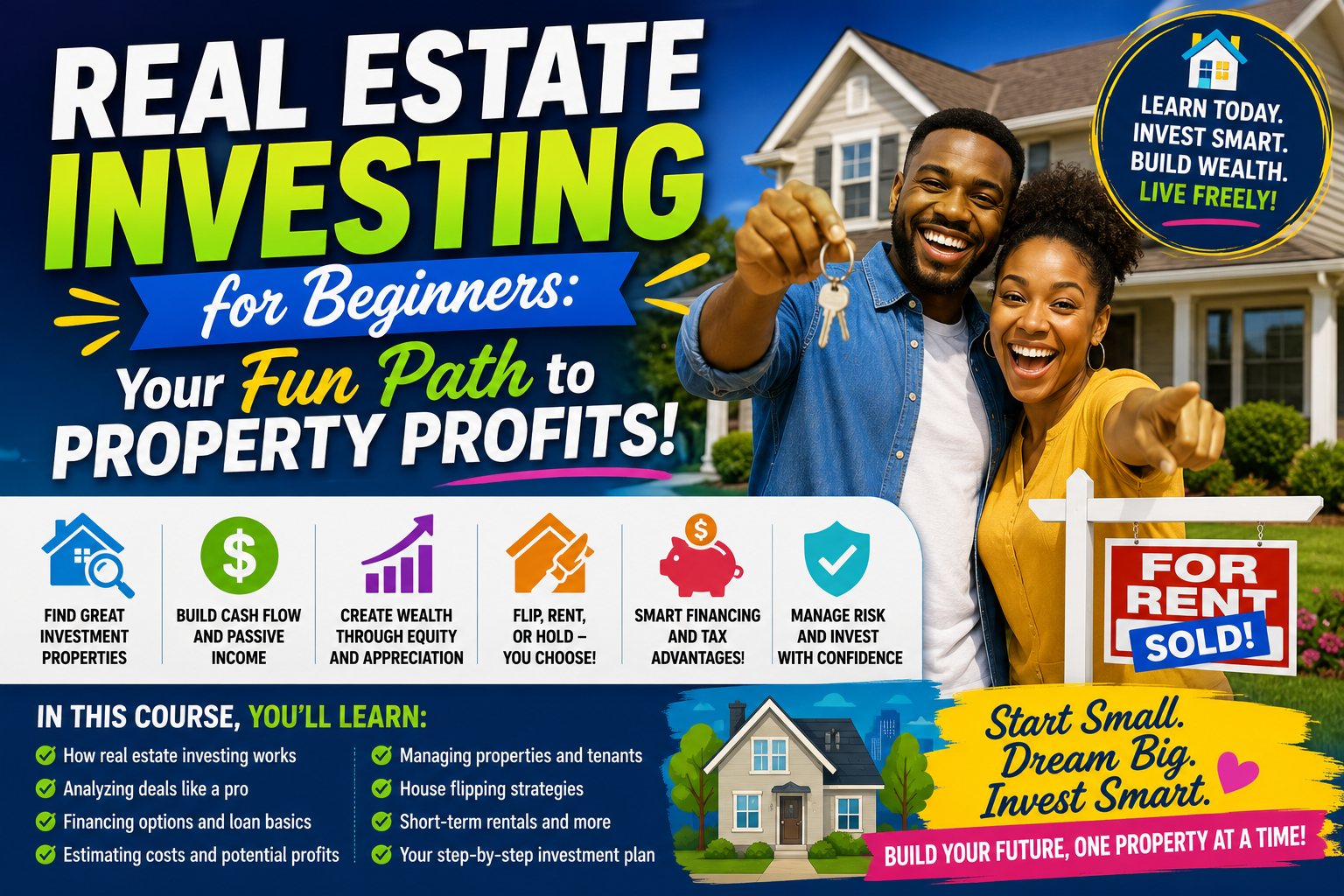 Real Estate Investing for Beginners: Your Fun Path to Property Profits!