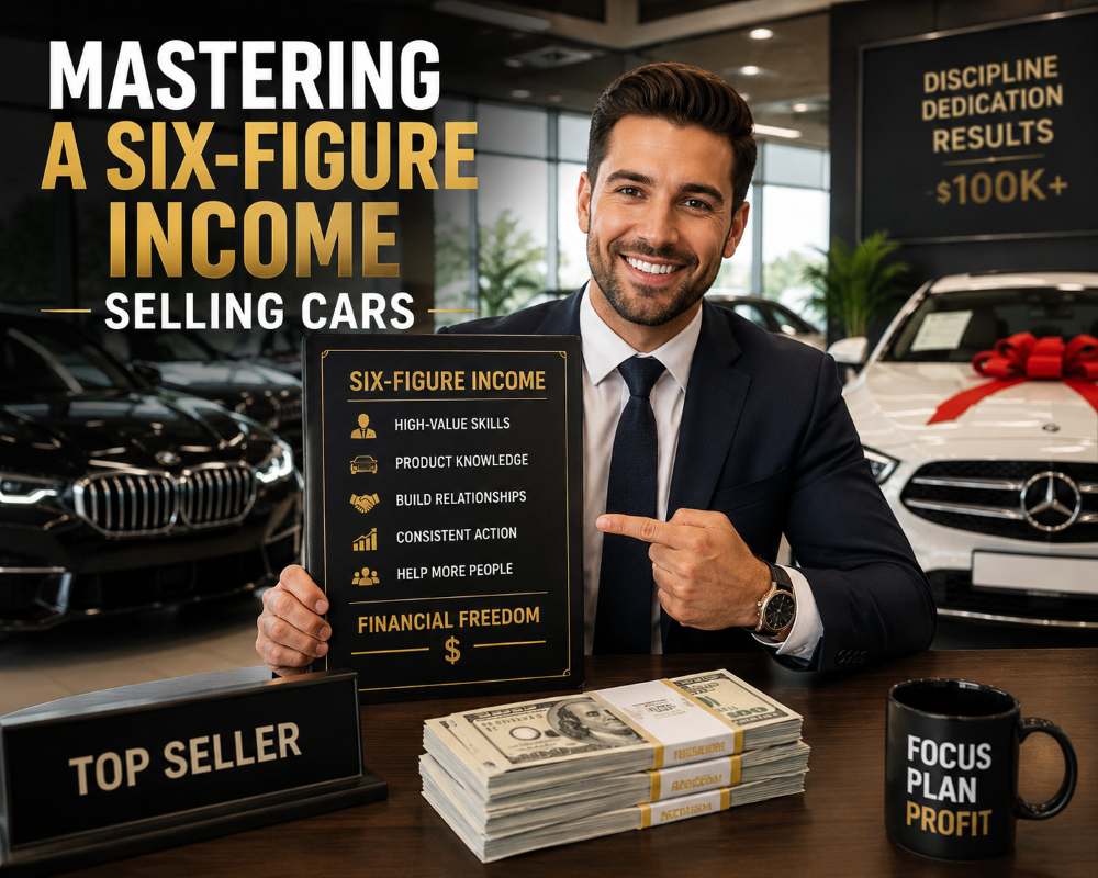 Mastering A Six-Figure Income Selling Cars